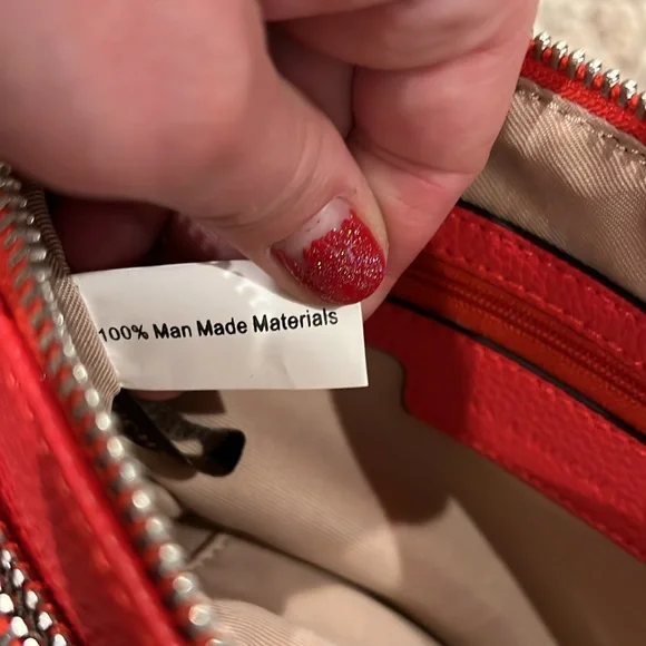 NWT! Dana Buchman Purse. Coral. - Picture 12 of 15